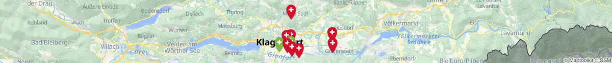 Map view for Pharmacies emergency services nearby Poggersdorf (Klagenfurt  (Land), Kärnten)